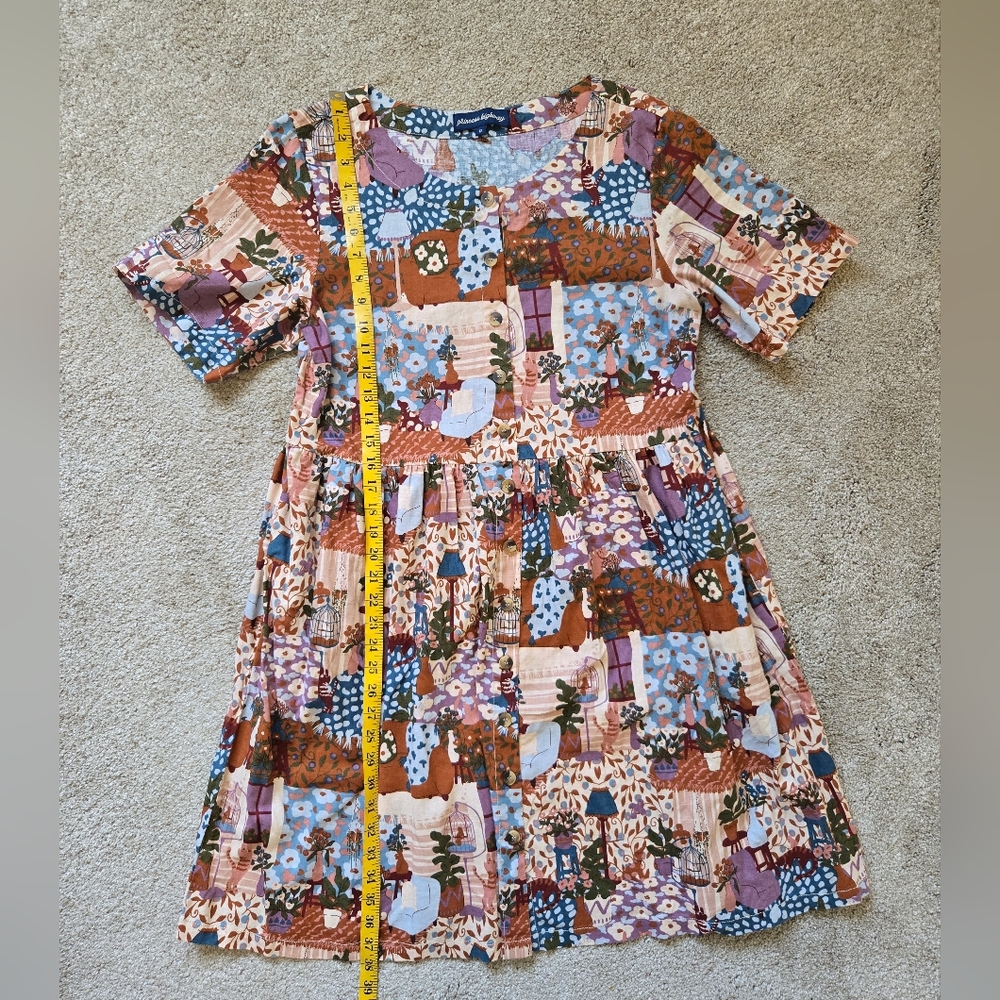 Princess Highway Sunday Sweetness Lounge Cat Babydoll Dress Size 12 AU / 8 US - Picture 10 of 12
